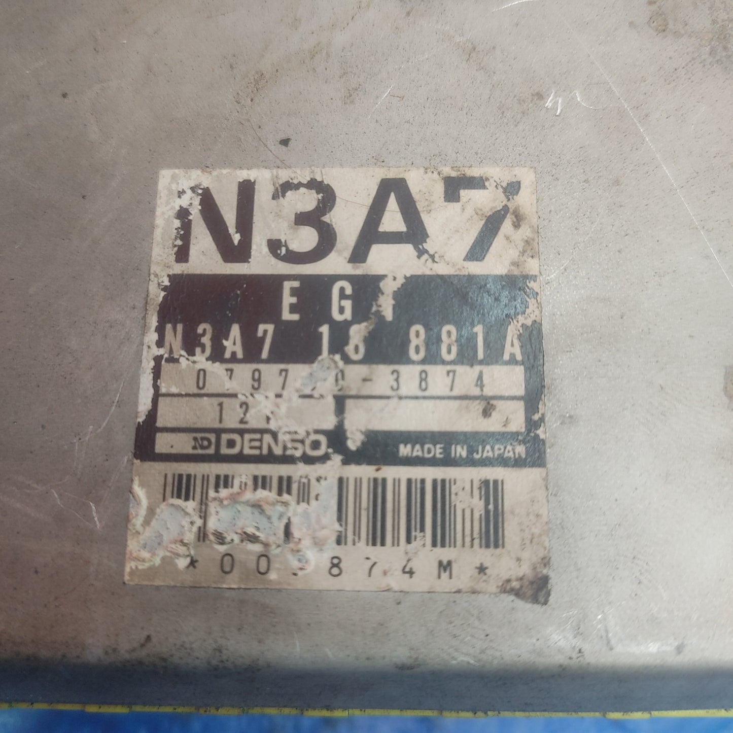LHD, RHD Manual Transmission Engine Control Unit Ecu Computer N3A7-18-881A RX7 RX-7 FD FD3S 13B-REW 92 - 02 FD FD3S 13B-REW SH4B7/1