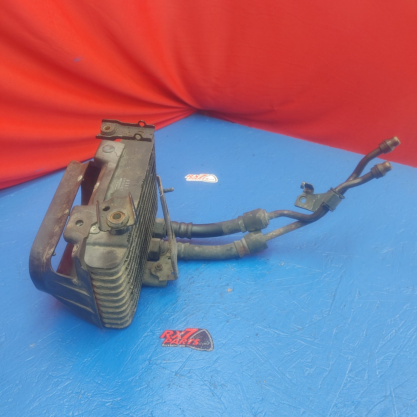 LHD, RHD Oem Left Side Oil Cooler N3A1 02400 1431 RX7 RX-7 FD FD3S 13B-REW 92 - 02 FD FD3S 13B-REW SH4B9/1