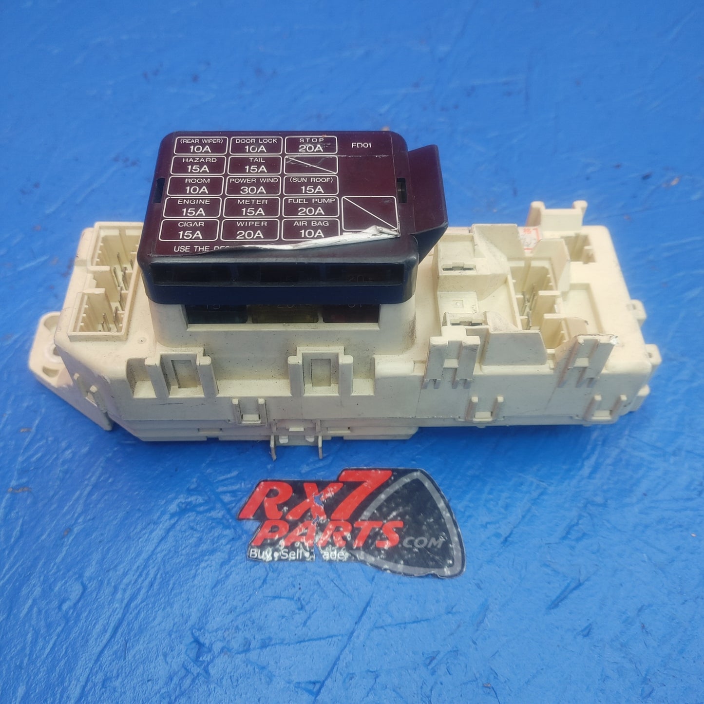 LHD, RHD Interior Fuse Block W Fuses And Lid  RX7 RX-7 FD FD3S 13B-REW 92 - 02 FD FD3S 13B-REW SH4B11/4