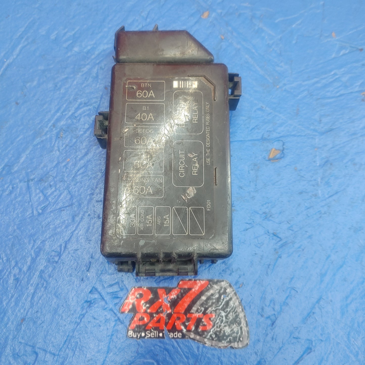 LHD, RHD Engine Bay Fuse Box Lid Cover  RX7 RX-7 FD FD3S 13B-REW 92 - 02 FD FD3S 13B-REW SH4B16/13