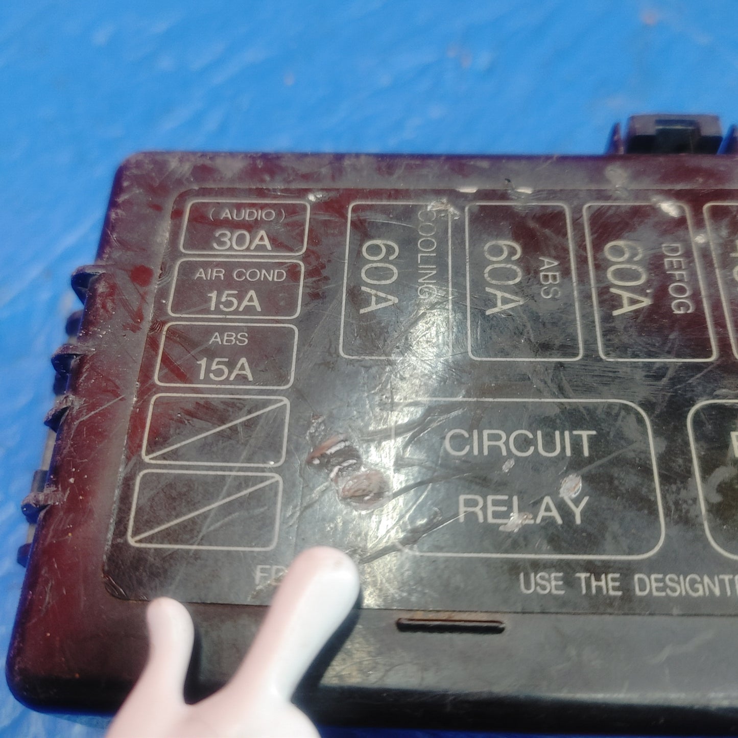 LHD, RHD Engine Bay Fuse Box Lid Cover  RX7 RX-7 FD FD3S 13B-REW 92 - 02 FD FD3S 13B-REW SH4B16/13