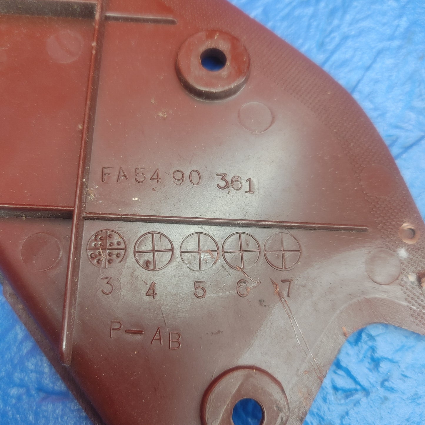 LHD, RHD Left Hand Lh Dash Side Trim Panel Maroon FA54 90 361 RX7 RX-7 SA SA22C FB FB3S 79 - 85 SA SA22C FB FB3S 12A SH4B20/6