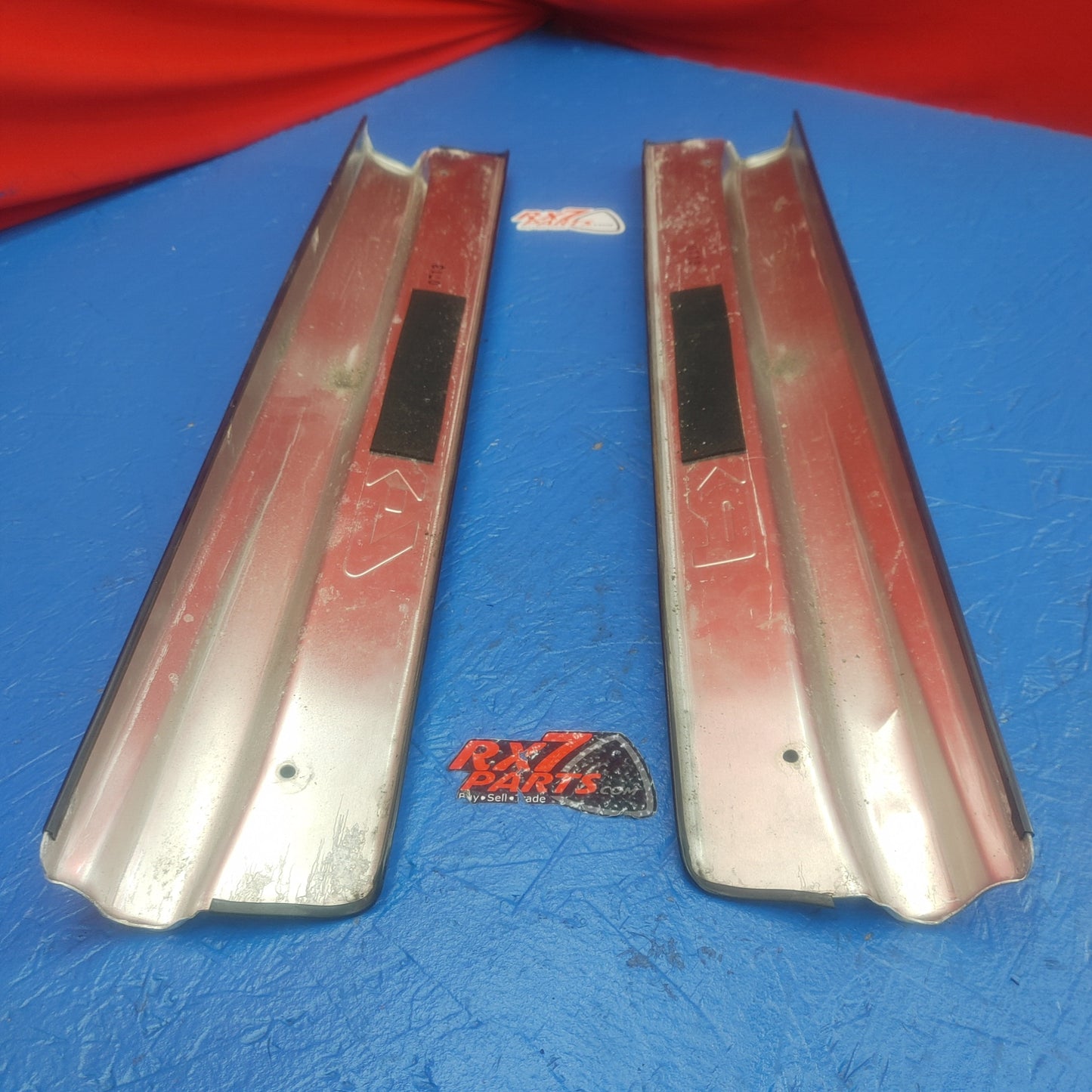 LHD, RHD Aluminum Door Sill Scuff Plates Set Pair  RX7 RX-7 FD FD3S 13B-REW 92 - 02 FD FD3S 13B-REW SH4B23/18