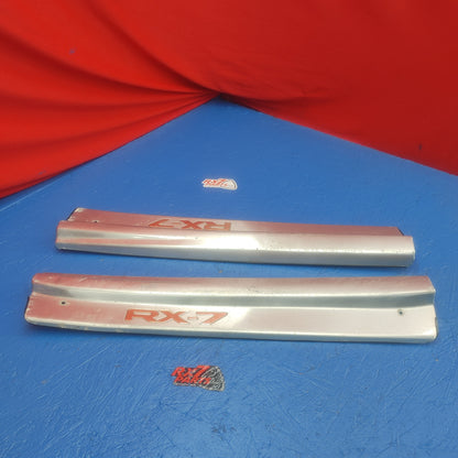 LHD, RHD Aluminum Door Sill Scuff Plates Set Pair  RX7 RX-7 FD FD3S 13B-REW 92 - 02 FD FD3S 13B-REW SH4B23/18