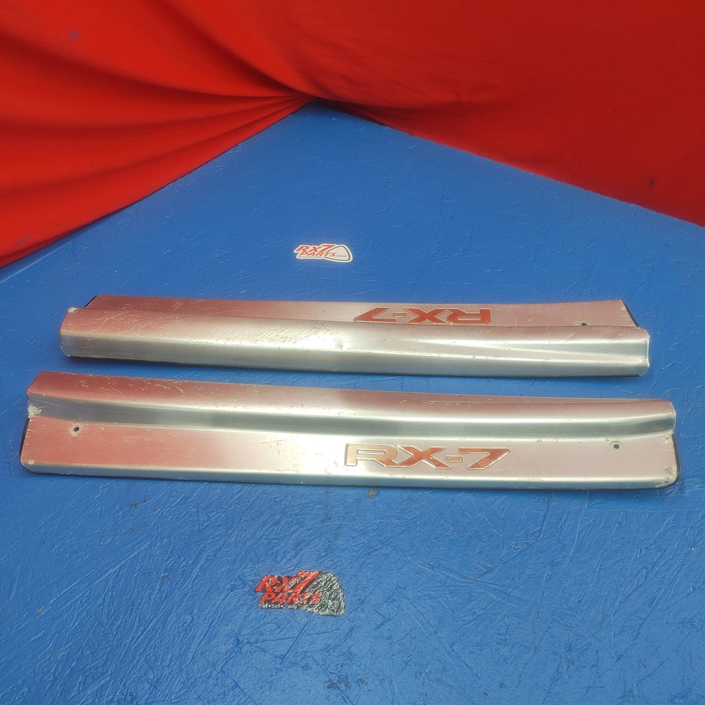 LHD, RHD Aluminum Door Sill Scuff Plates Set Pair  RX7 RX-7 FD FD3S 13B-REW 92 - 02 FD FD3S 13B-REW SH4B23/18