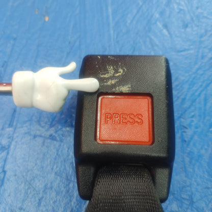 LHD, RHD Black Rear Seat Belt Set Left And Right With Buckles And Receivers  RX7 RX-7 FD FD3S 13B-REW 92 - 02 FD FD3S 13B-REW SH5B2/4