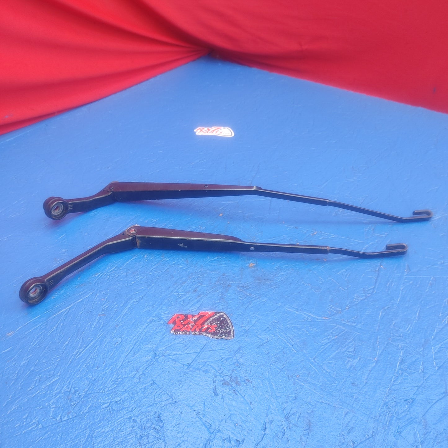 LHD Windshield Wiper Blade Arms Pair J65H LP 946 J65H LP 947 RX7 RX-7 FD FD3S LHD 93 - 95 FD FD3S 13B-REW SH5B3/8