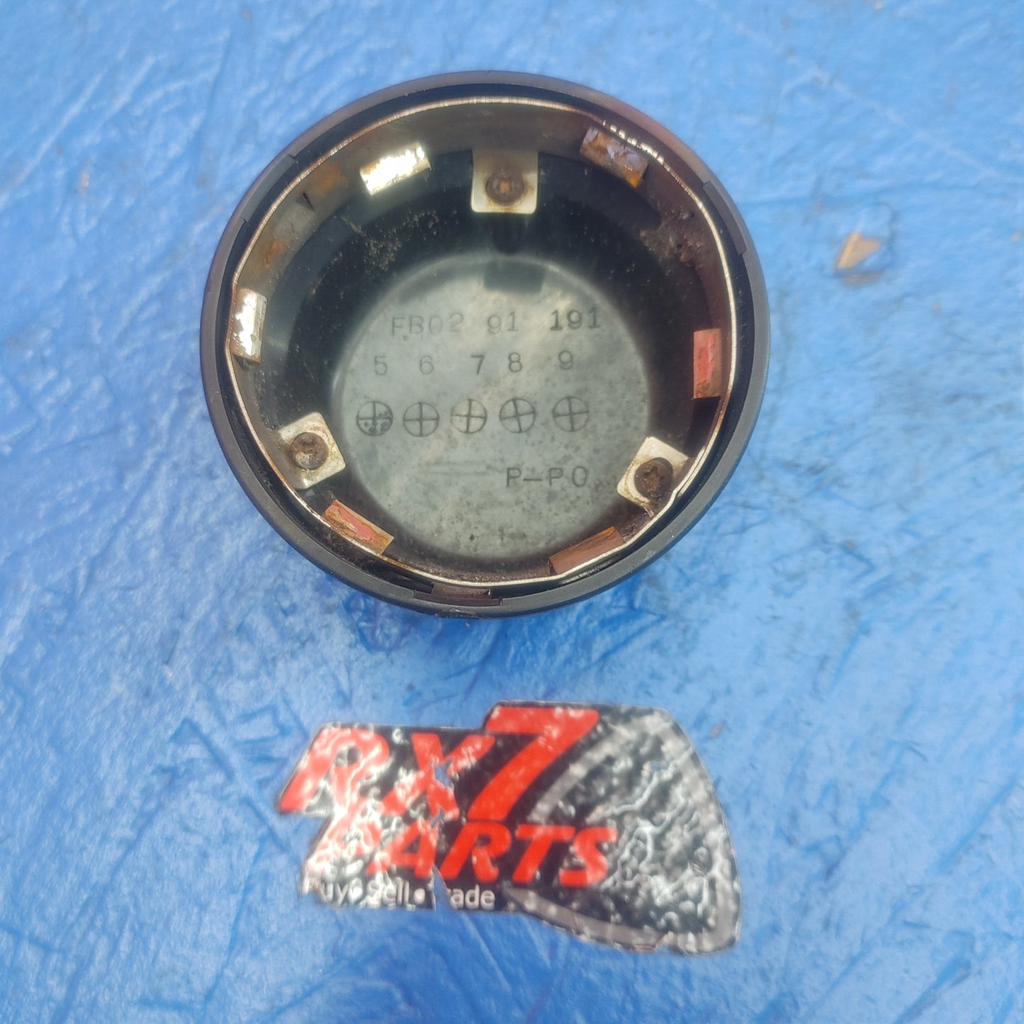 LHD, RHD Oem 15 Inch Steel Wheel Black Center Cap  FB02 91 191 RX7 RX-7 FC S4 FC3S 86 - 88 FC FC3S 13B SH5B3/11