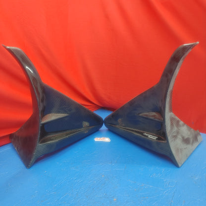 Authentic Leg Sports Carbon Fiber Rear Side Deflector  RX7 RX-7 FD FD3S 13B-REW 92 - 02 FD FD3S 13B-REW S4B0/457 - RX7Parts