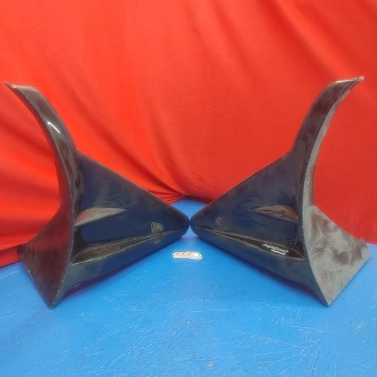 Authentic Leg Sports Carbon Fiber Rear Side Deflector  RX7 RX-7 FD FD3S 13B-REW 92 - 02 FD FD3S 13B-REW S4B0/457 - RX7Parts