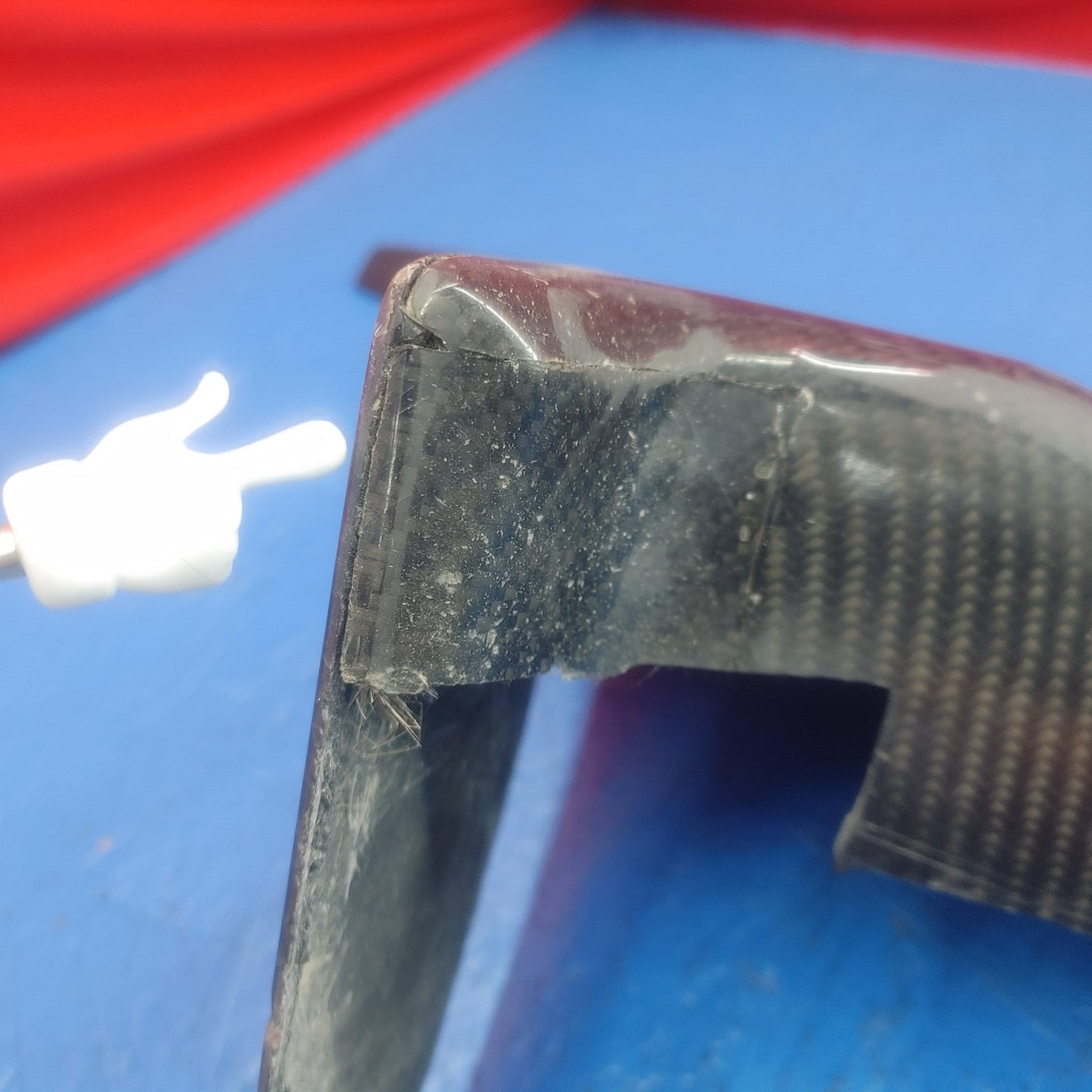Authentic Leg Sports Carbon Fiber Rear Side Deflector  RX7 RX-7 FD FD3S 13B-REW 92 - 02 FD FD3S 13B-REW S4B0/457 - RX7Parts