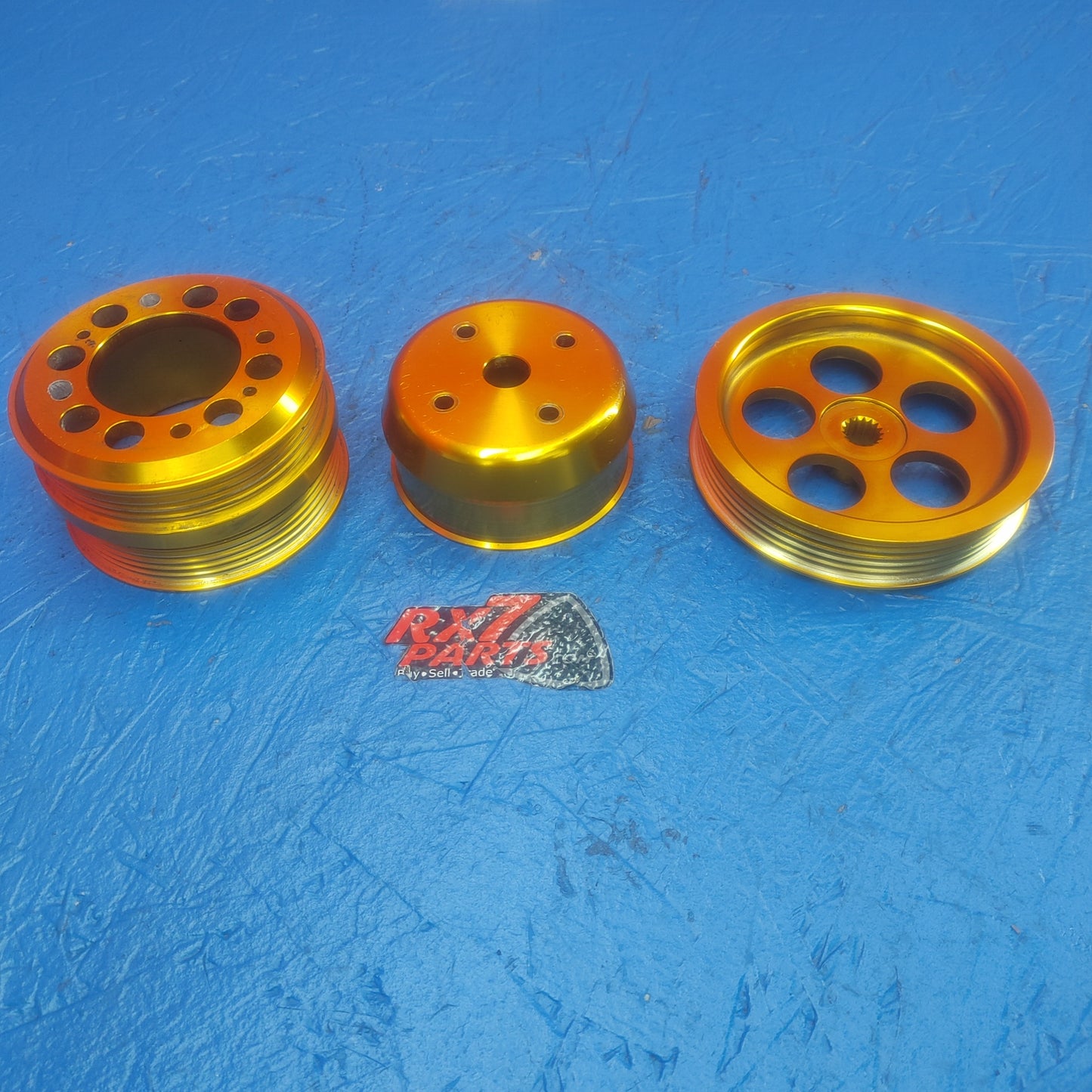 LHD, RHD Unbranded Aluminum Pulley Kit  RX7 RX-7 FD FD3S 13B-REW 92 - 02 FD FD3S 13B-REW SH5B13/4