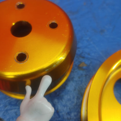 LHD, RHD Unbranded Aluminum Pulley Kit  RX7 RX-7 FD FD3S 13B-REW 92 - 02 FD FD3S 13B-REW SH5B13/4