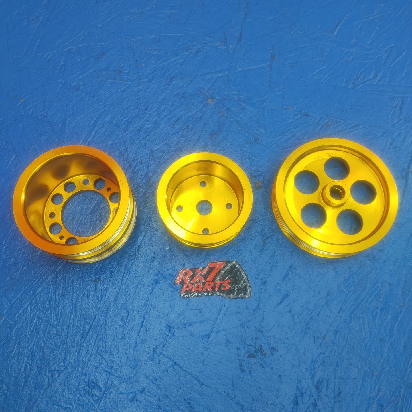 LHD, RHD Unbranded Aluminum Pulley Kit  RX7 RX-7 FD FD3S 13B-REW 92 - 02 FD FD3S 13B-REW SH5B13/4