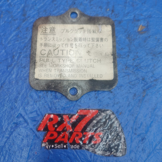 LHD, RHD Transmission Inspection Cover N315 16 111 RX7 RX-7 FD FD3S 13B-REW 92 - 02 FD FD3S 13B-REW SH5B16/13
