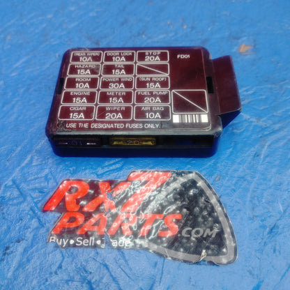 LHD, RHD Interior Fuse Box Lid Cover  RX7 RX-7 FD FD3S 13B-REW 92 - 02 FD FD3S 13B-REW SH5B17/14