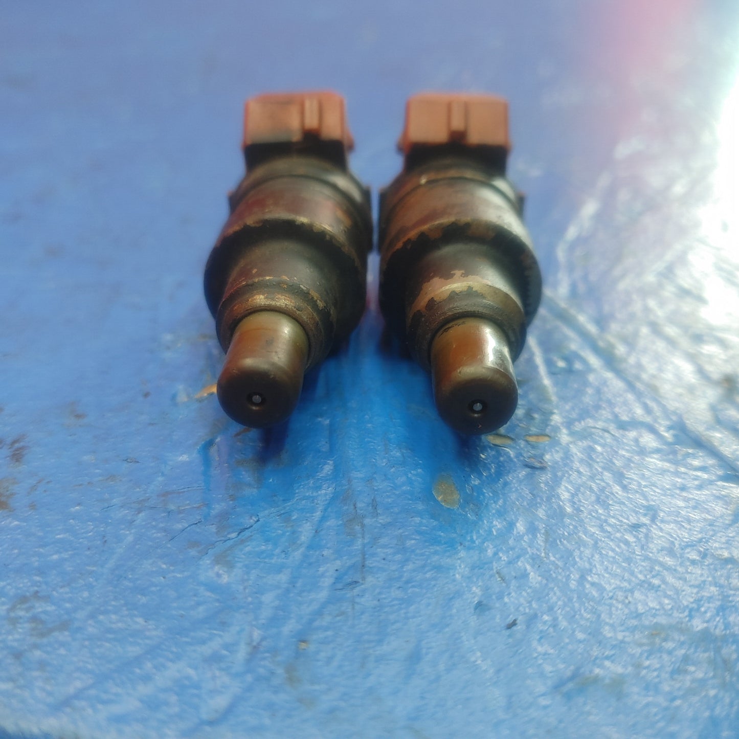 LHD, RHD Series 4 Non Turbo Genuine Oem Fuel Injector Pair  195500 1350 RX7 RX-7 FC S4 FC3S 86 - 88 FC FC3S 13B SH5B21/11