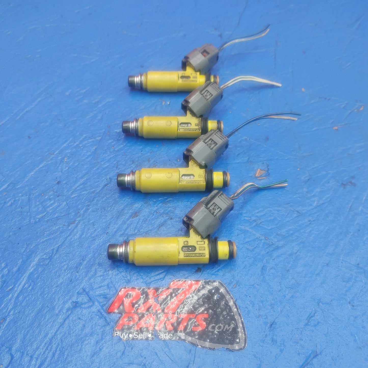 LHD, RHD 2004 Thru 2008 Mazda Rx8 Oem Yellow 450Cc Fuel Injectors  195500 4450   SH5B21/37