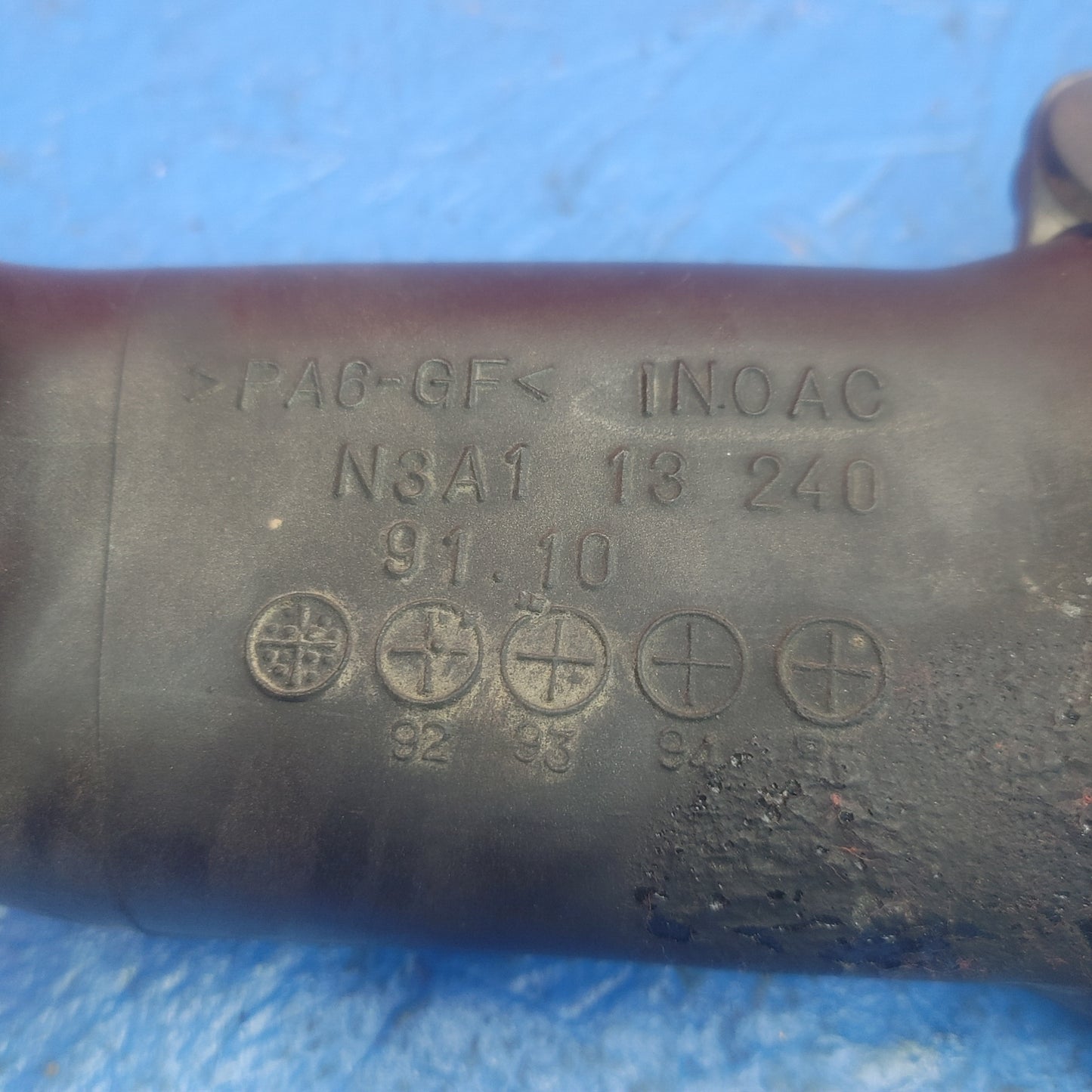 LHD, RHD Intake Air Duct Crossover Pipe N3A1 13 240 RX7 RX-7 FD FD3S 13B-REW 92 - 02 FD FD3S 13B-REW SH6B5/31