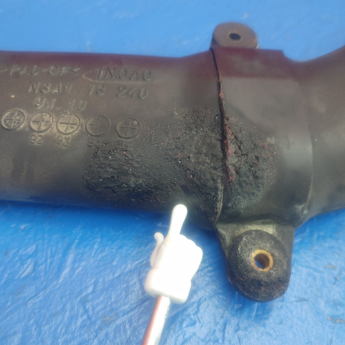 LHD, RHD Intake Air Duct Crossover Pipe N3A1 13 240 RX7 RX-7 FD FD3S 13B-REW 92 - 02 FD FD3S 13B-REW SH6B5/31