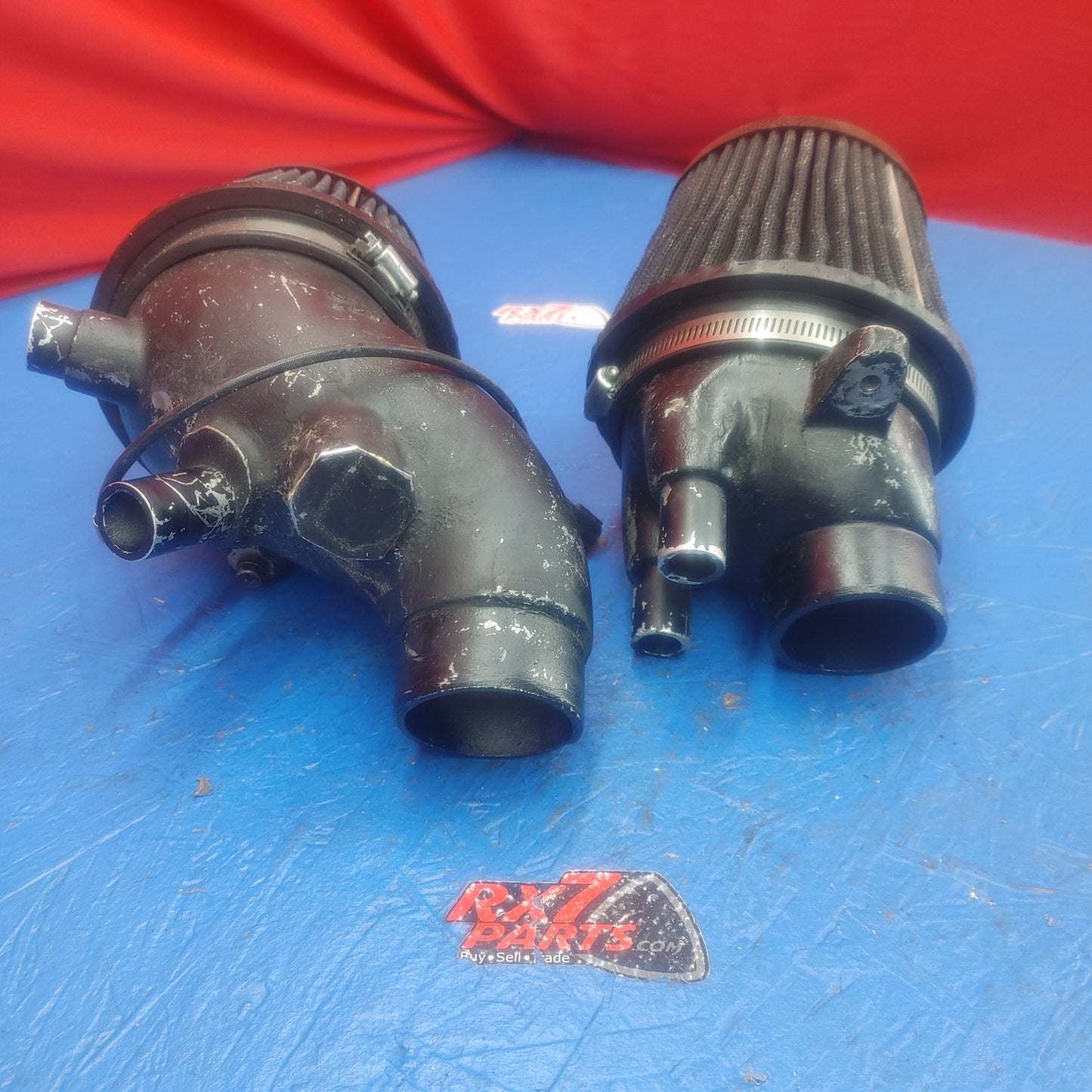 LHD, RHD M'S Intake Kit With Carbon Fiber K&N Filters   RX7 RX-7 FD FD3S 13B-REW 92 - 02 FD FD3S 13B-REW SH6B10/1