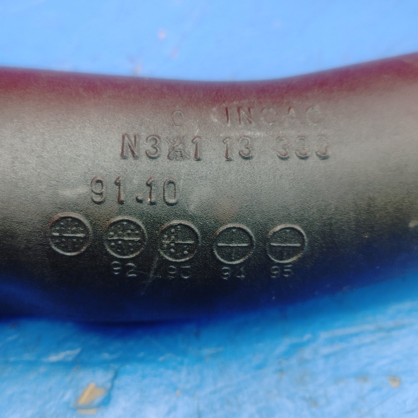 LHD, RHD Plastic Intake Elbow Pipe Tube N3A1 13 330 RX7 RX-7 FD FD3S 13B-REW 92 - 02 FD FD3S 13B-REW SH6B15/13