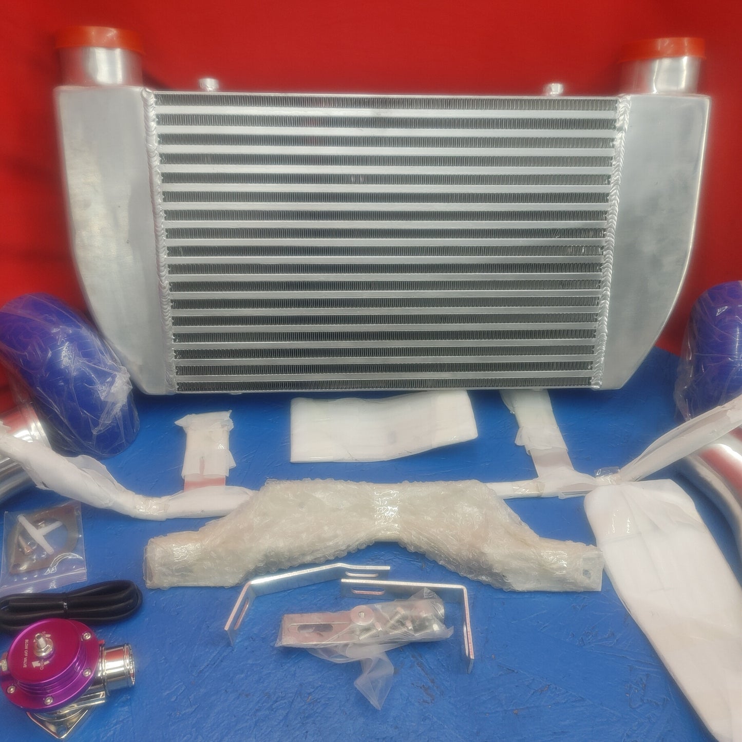 LHD, RHD Cx Racing Front Mount Intercooler Kit With Bov KIT FD IC8 IC0008 BOV009 RX7 RX-7 FD FD3S 13B-REW 92 - 02 FD FD3S 13B-REW S4B0/506