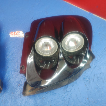 LHD, RHD Re Style Frogeye Frog Eye Headlights Set Pair  RX7 RX-7 FD FD3S 13B-REW 92 - 02 FD FD3S 13B-REW S4B0/509