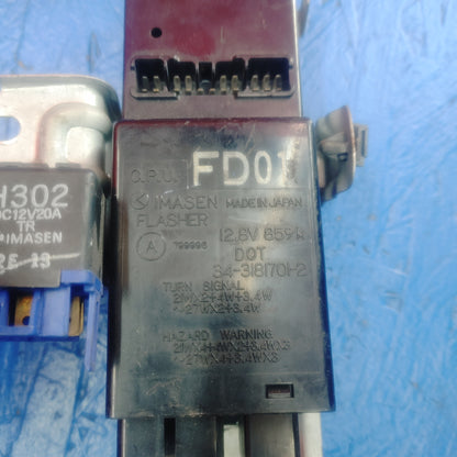 LHD, RHD Flasher Cpu With Relay Bracket Holder (Complete Assembly Minus Cruise Control Cpu)  RX7 RX-7 FD FD3S 13B-REW 92 - 02 FD FD3S 13B-REW SH7B2/15