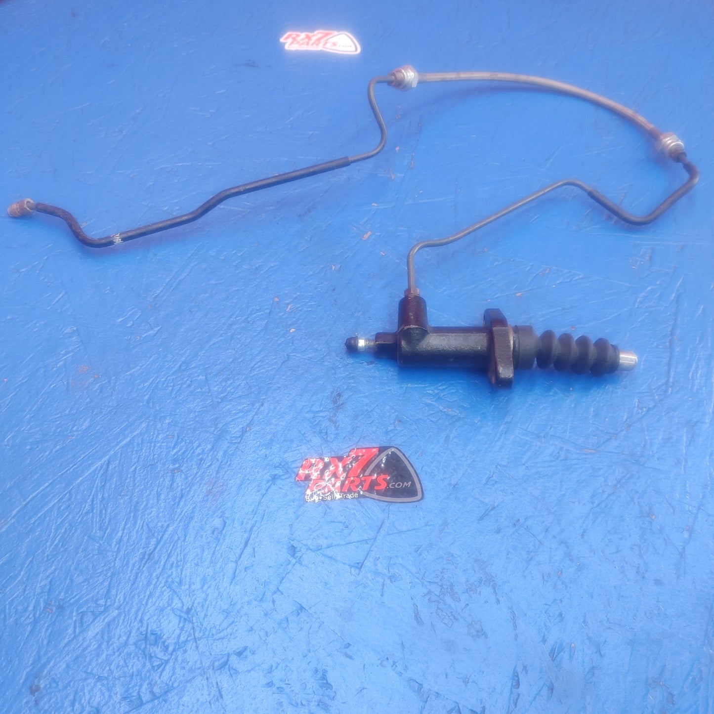 LHD, RHD Clutch Slave Cylinder With Braided Clutch Line  RX7 RX-7 FD FD3S 13B-REW 92 - 02 FD FD3S 13B-REW SH7B2/27