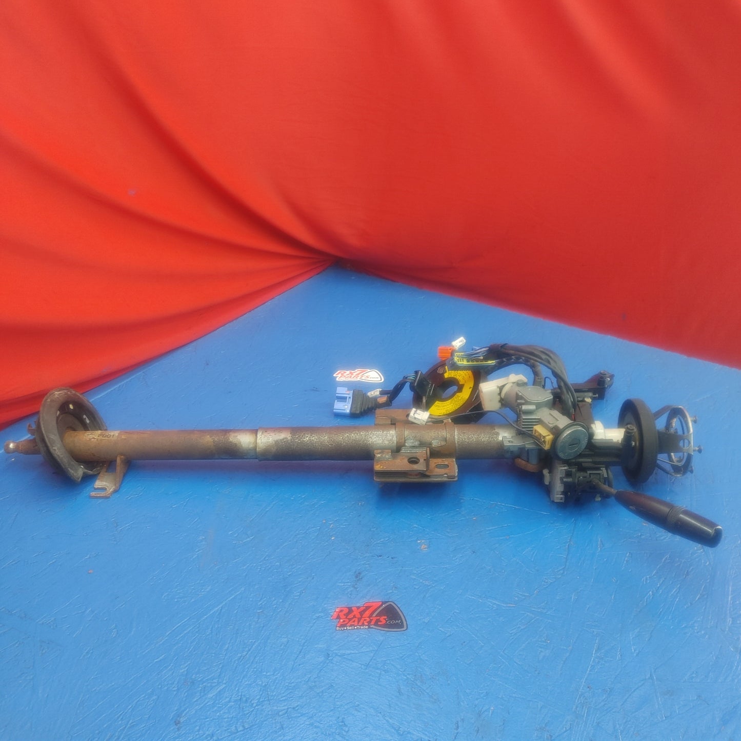 LHD, RHD Steering Column With Ignition, Wiper And Indicator Switch Stalk And Clock Spring   RX7 RX-7 FD FD3S LHD 93 - 95 FD FD3S 13B-REW S4B0/516