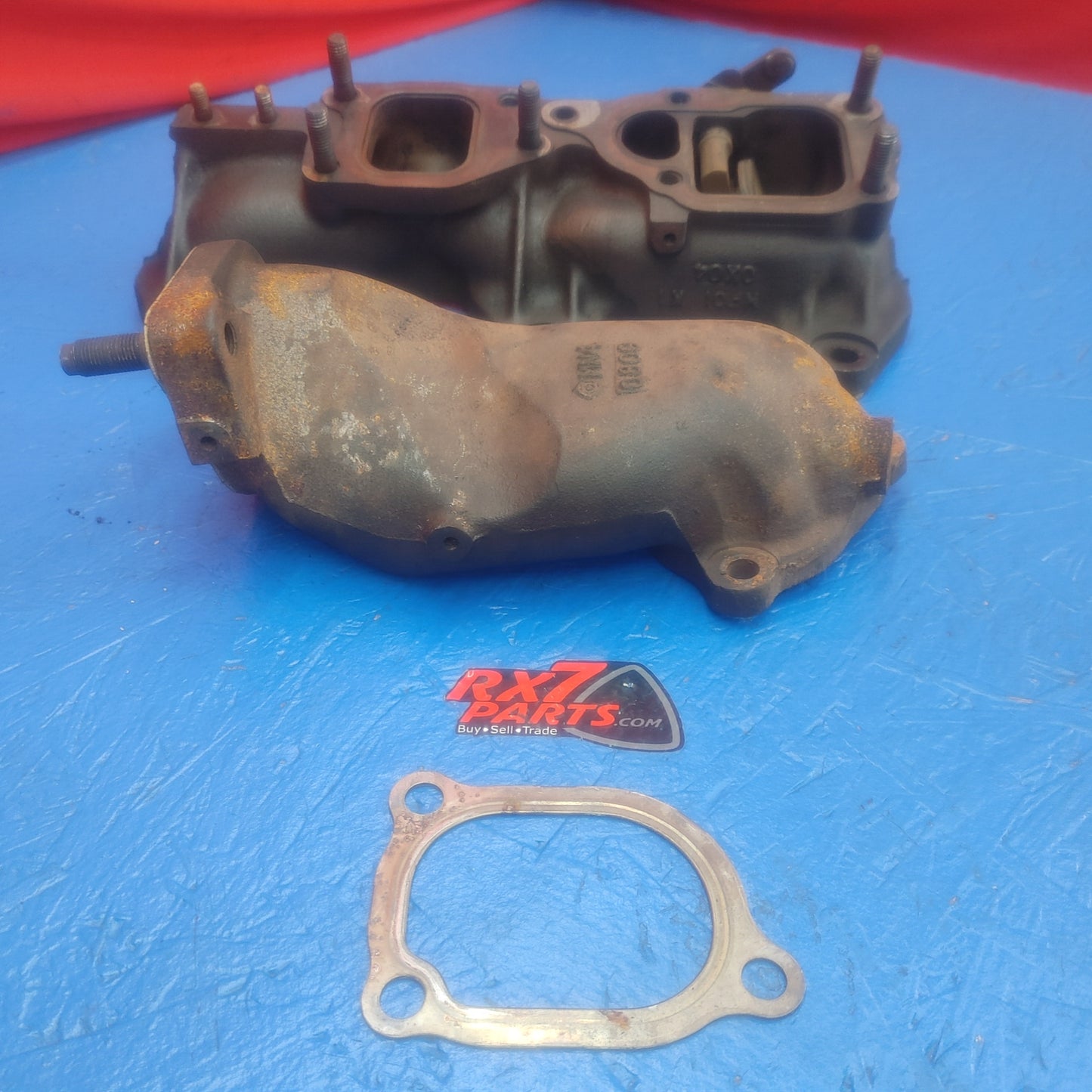 LHD, RHD 20B Rotary Oem Turbo Manifold And Turbo Elbow     S4B0/526