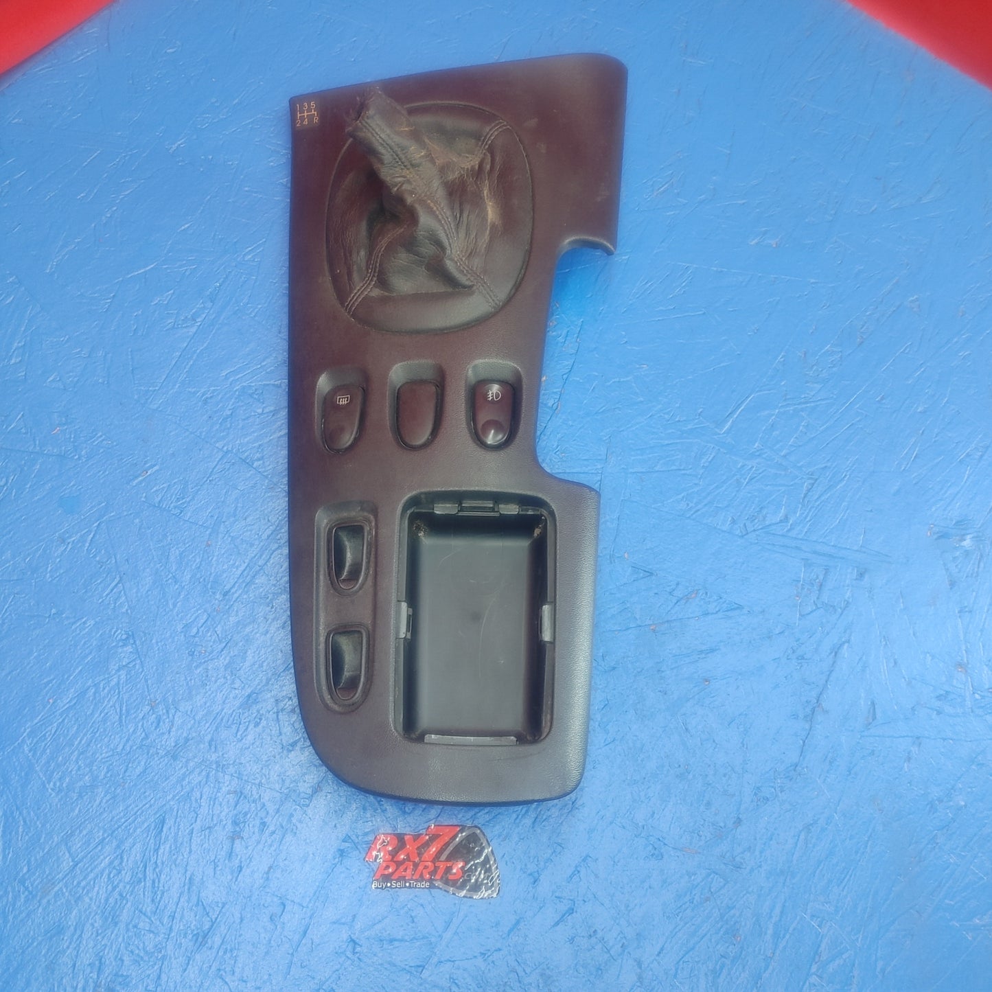 RHD Textured Plastic Center Console Cover Blanks Fog Switch Defrost Switch F110 90 471 RX7 RX-7 FD FD3S RHD JDM 92 - 02 FD FD3S 13B-REW SH7B6/1
