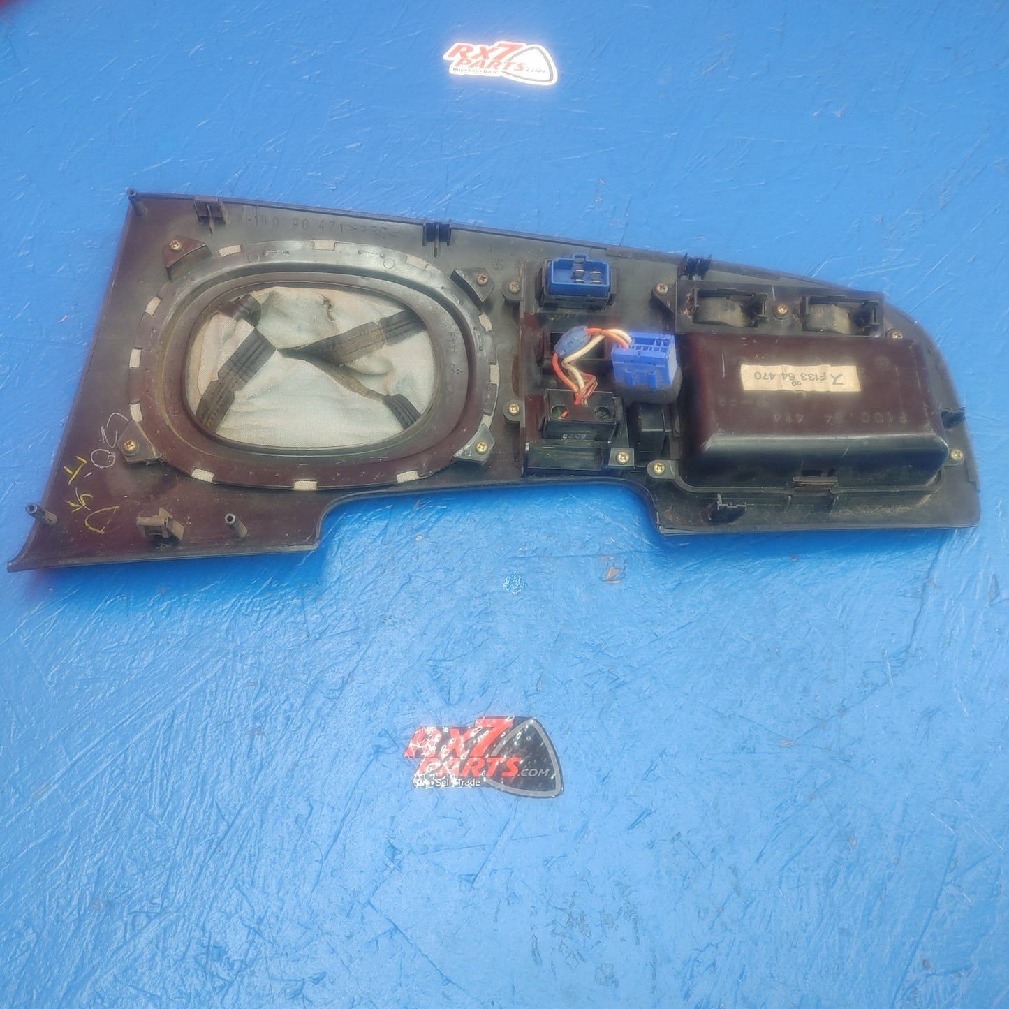 RHD Textured Plastic Center Console Cover Blanks Fog Switch Defrost Switch F110 90 471 RX7 RX-7 FD FD3S RHD JDM 92 - 02 FD FD3S 13B-REW SH7B6/1