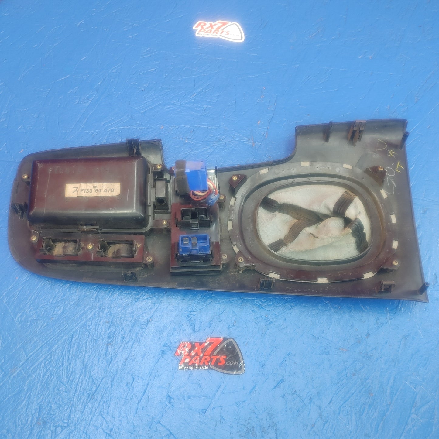 RHD Textured Plastic Center Console Cover Blanks Fog Switch Defrost Switch F110 90 471 RX7 RX-7 FD FD3S RHD JDM 92 - 02 FD FD3S 13B-REW SH7B6/1