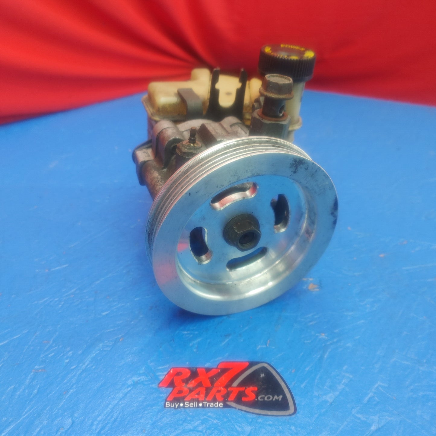LHD, RHD Power Steering Pump With Reservoir And Aluminum Pulley    RX7 RX-7 FD FD3S 13B-REW 92 - 02 FD FD3S 13B-REW SH7B8/14