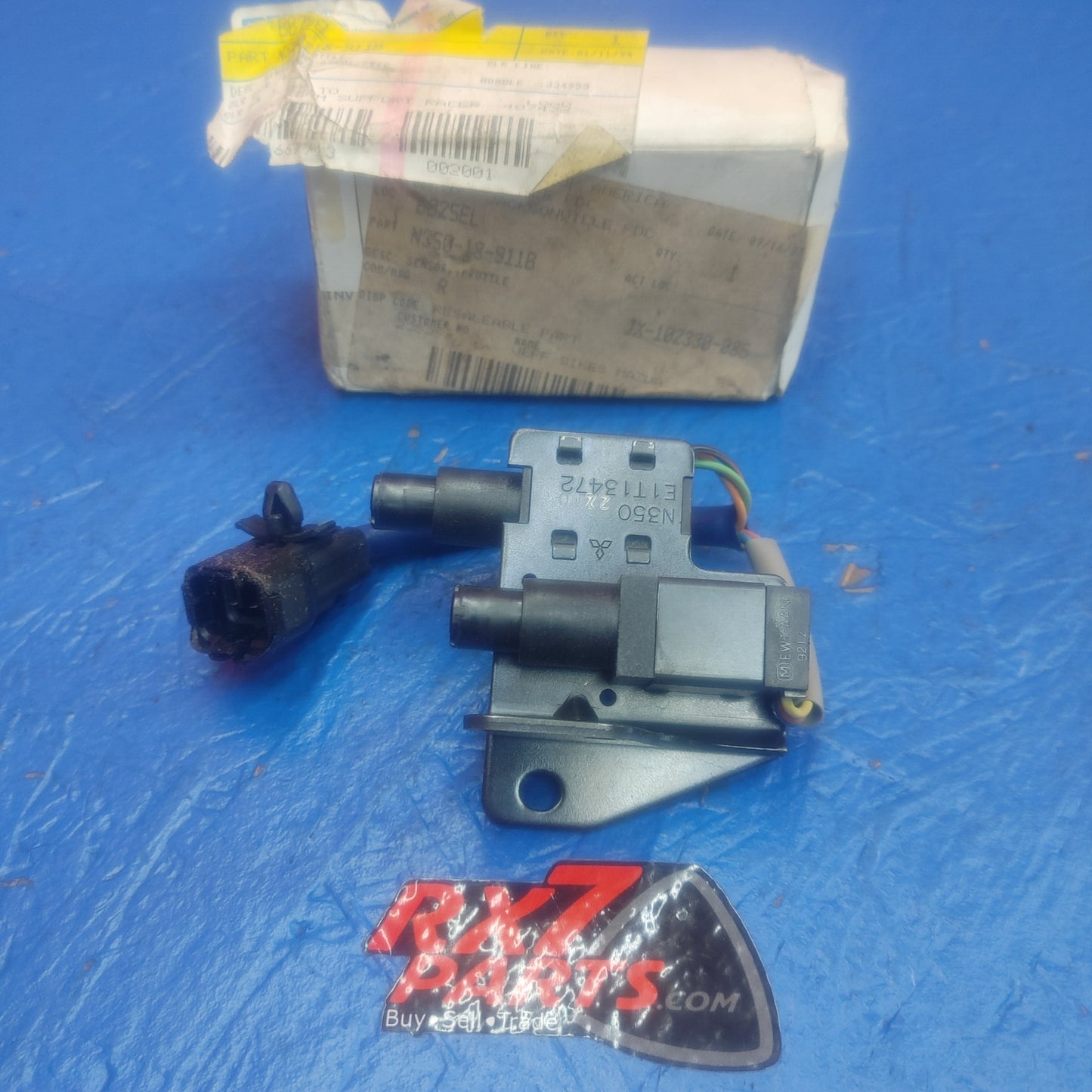 LHD 89-92 Throttle Position Sensor Tps N350 18 911B RX7 RX-7 FC S5 FC3S 89 - 91 FC FC3S 13B SH7B12/22