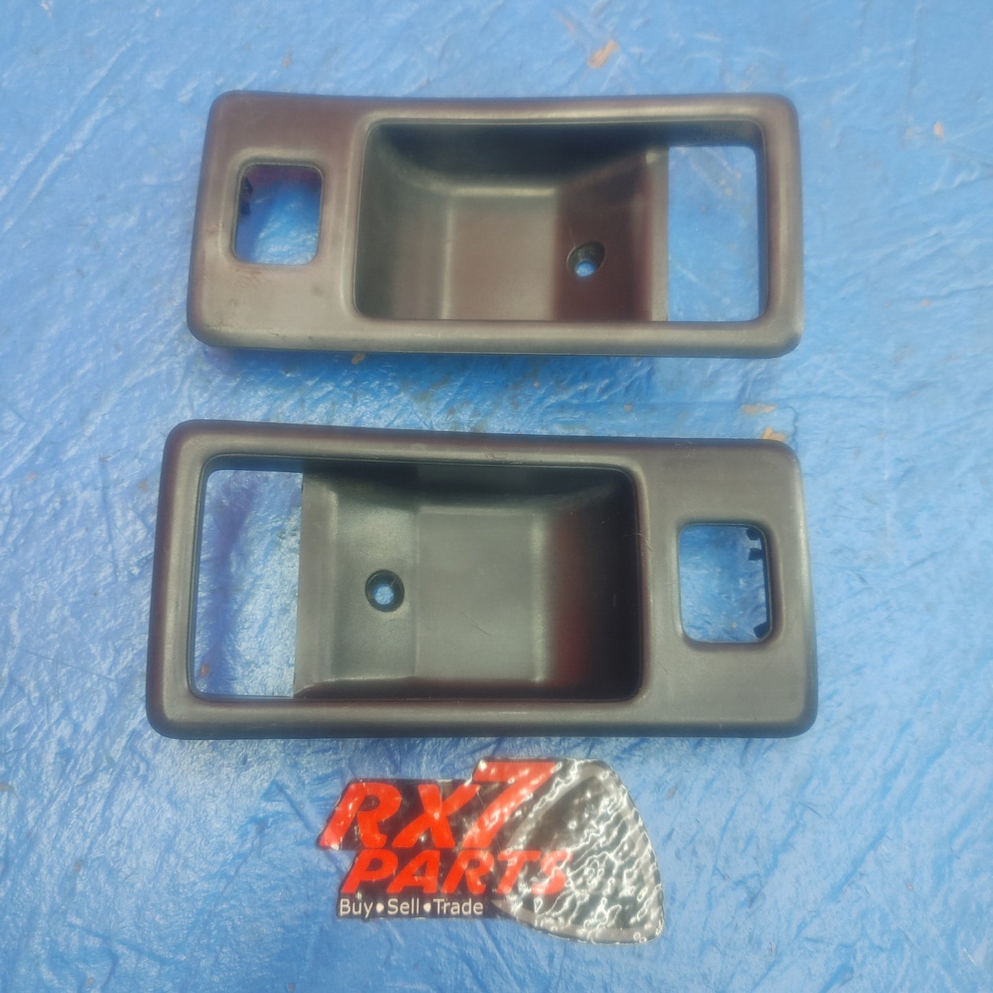 LHD, RHD Inner Door Handle Trims Pair Set Black  RX7 RX-7 FC FC3S 86 - 91 FC FC3S 13B SH7B16/11
