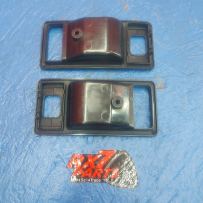 LHD, RHD Inner Door Handle Trims Pair Set Black  RX7 RX-7 FC FC3S 86 - 91 FC FC3S 13B SH7B16/11