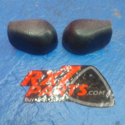 LHD, RHD Black Hatch Strut Cover Caps Pair  RX7 RX-7 FC FC3S 86 - 91 FC FC3S 13B SH7B16/26