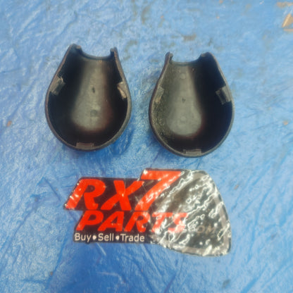 LHD, RHD Black Hatch Strut Cover Caps Pair  RX7 RX-7 FC FC3S 86 - 91 FC FC3S 13B SH7B16/26