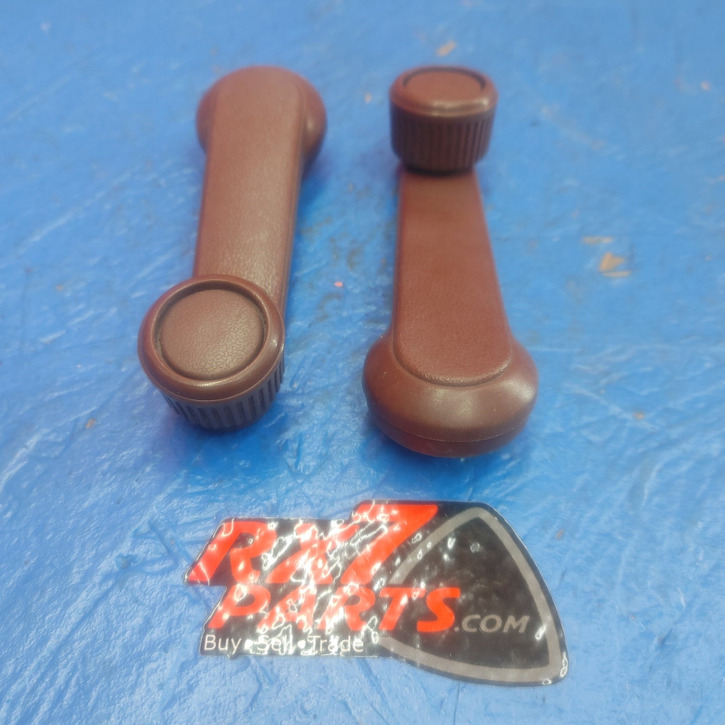 LHD, RHD Maroon Window Crank Handle Pair Set  RX7 RX-7 FC FC3S 86 - 91 FC FC3S 13B SH7B16/33