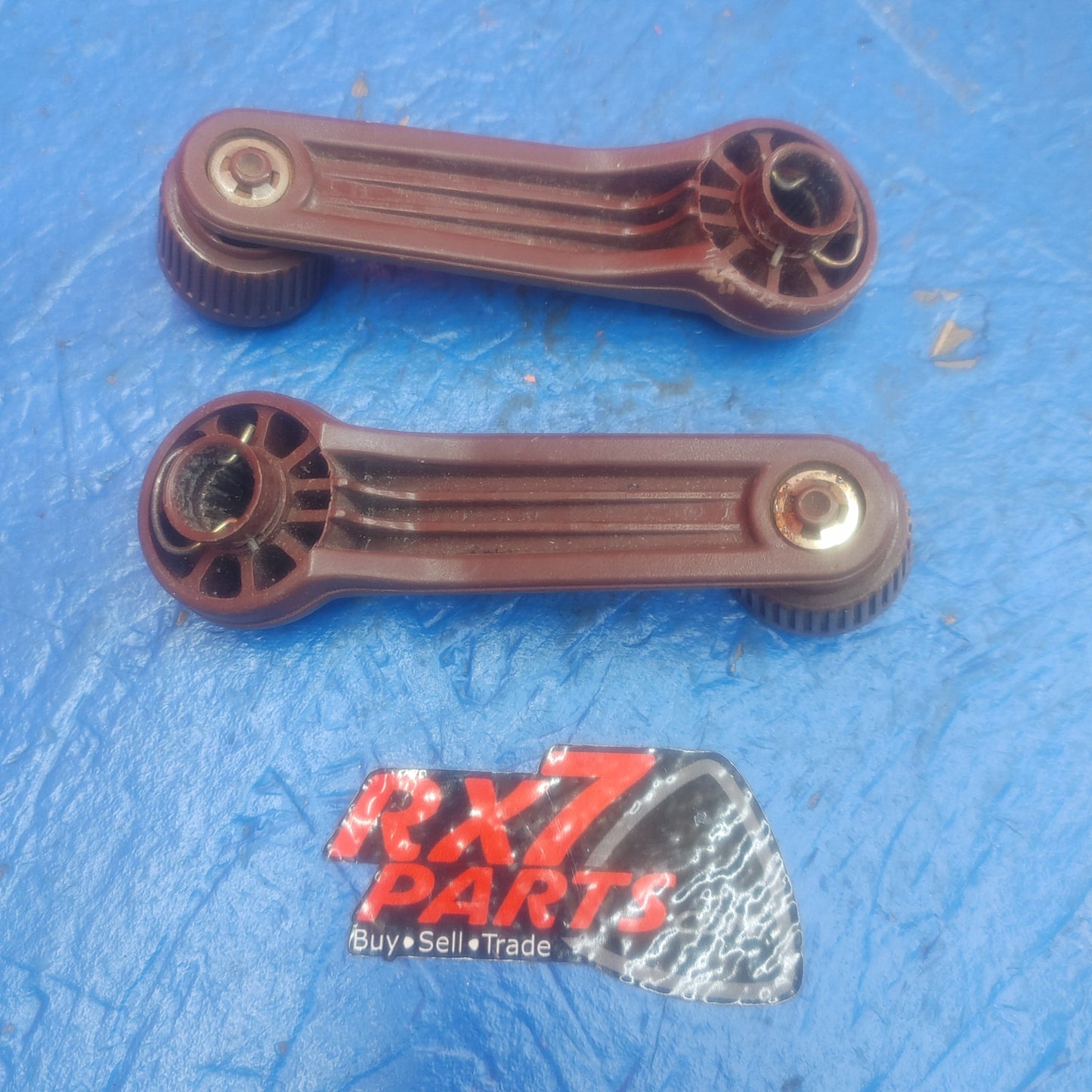 LHD, RHD Maroon Window Crank Handle Pair Set  RX7 RX-7 FC FC3S 86 - 91 FC FC3S 13B SH7B16/33