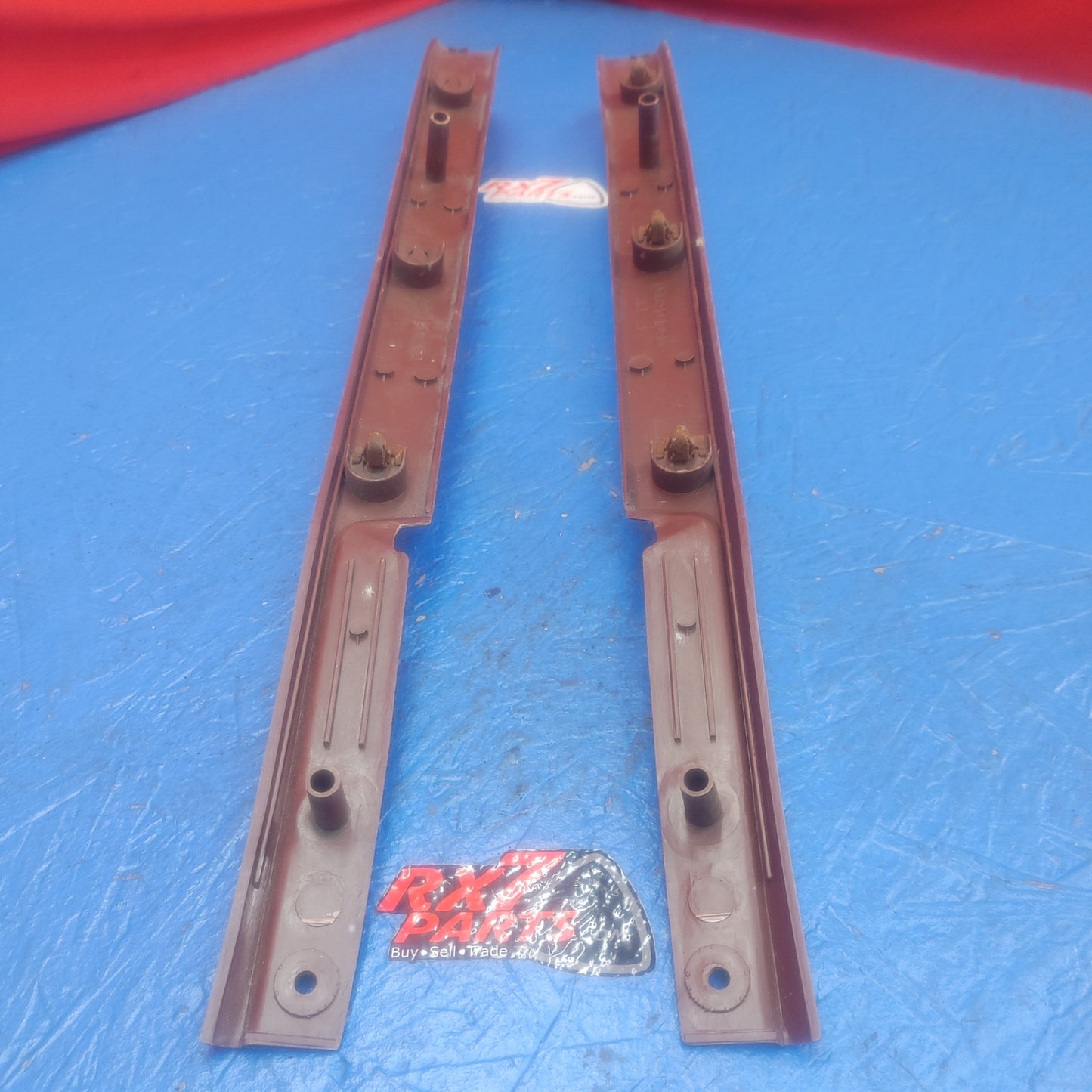 LHD, RHD Windshield Molding Trim Maroon Pair   RX7 RX-7 FC FC3S 86 - 91 FC FC3S 13B S4B0/558