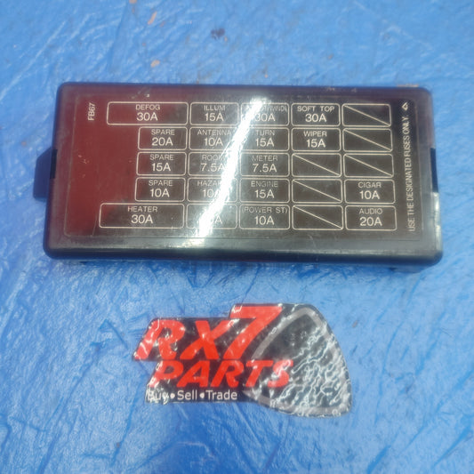 LHD, RHD Interior Fuse Box Cover Cap Panel FB67 RX7 RX-7 FC FC3S 86 - 91 FC FC3S 13B S5B44/24