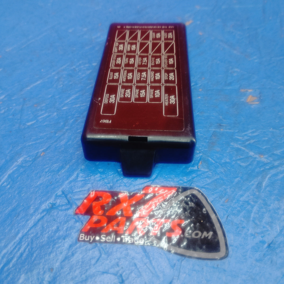 LHD, RHD Interior Fuse Box Cover Cap Panel FB67 RX7 RX-7 FC FC3S 86 - 91 FC FC3S 13B S5B44/24