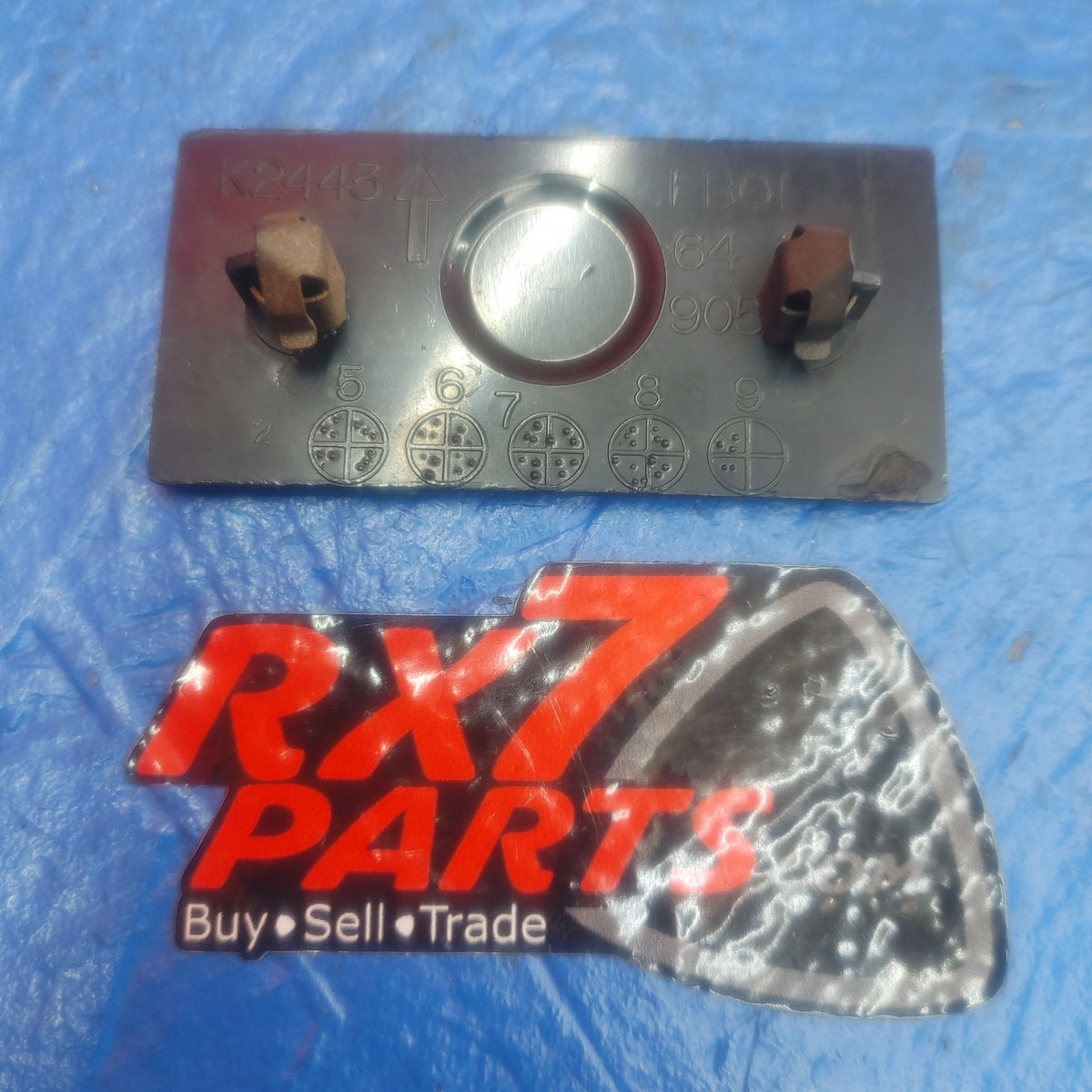LHD, RHD Dash Vent Center Cap Black FB01 64 905 RX7 RX-7 FC FC3S 86 - 91 FC FC3S 13B S5B45/5