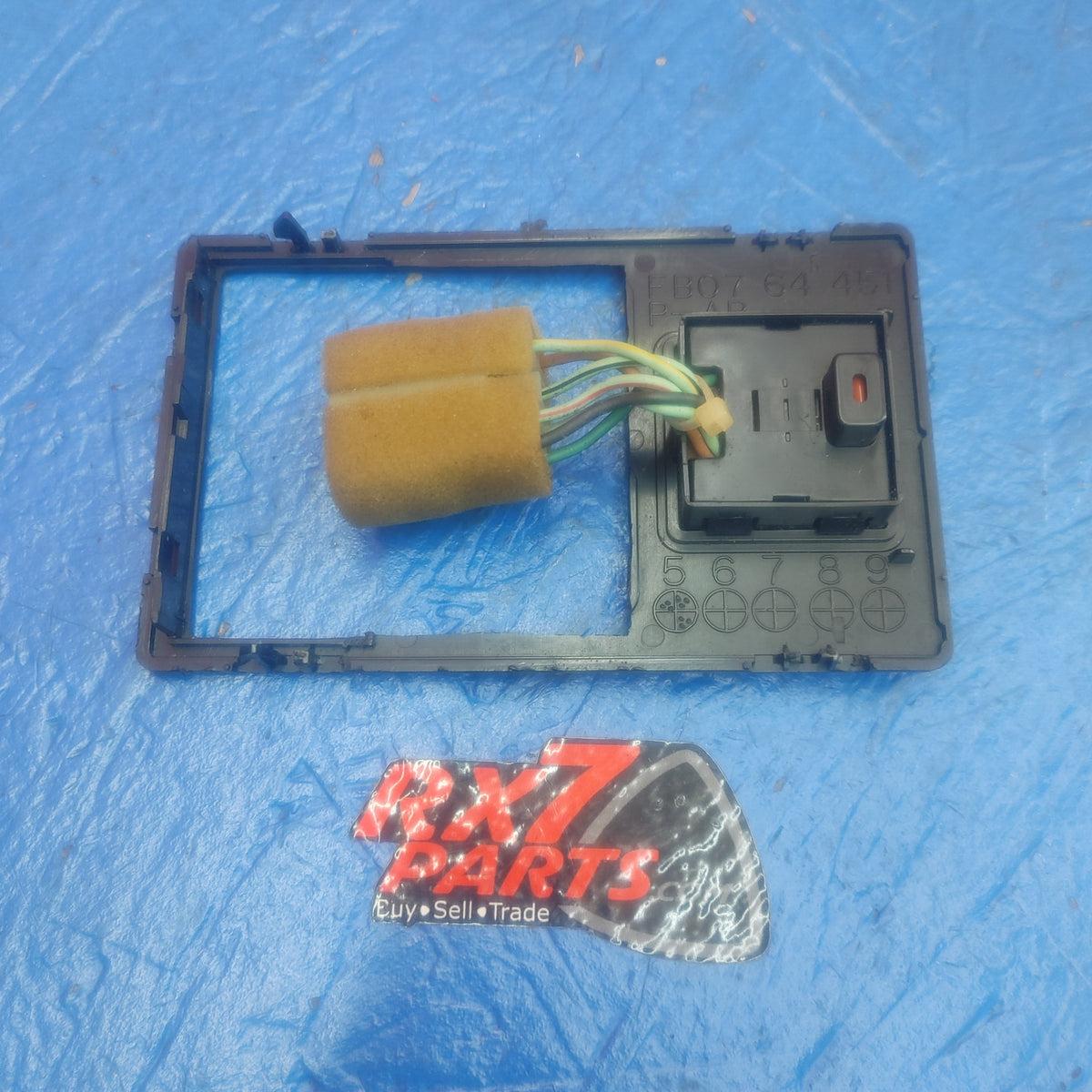 LHD, RHD Center Console Switch Panel FB07 64 451 RX7 RX-7 FC FC3S 86 - 91 FC FC3S 13B S5B45/9