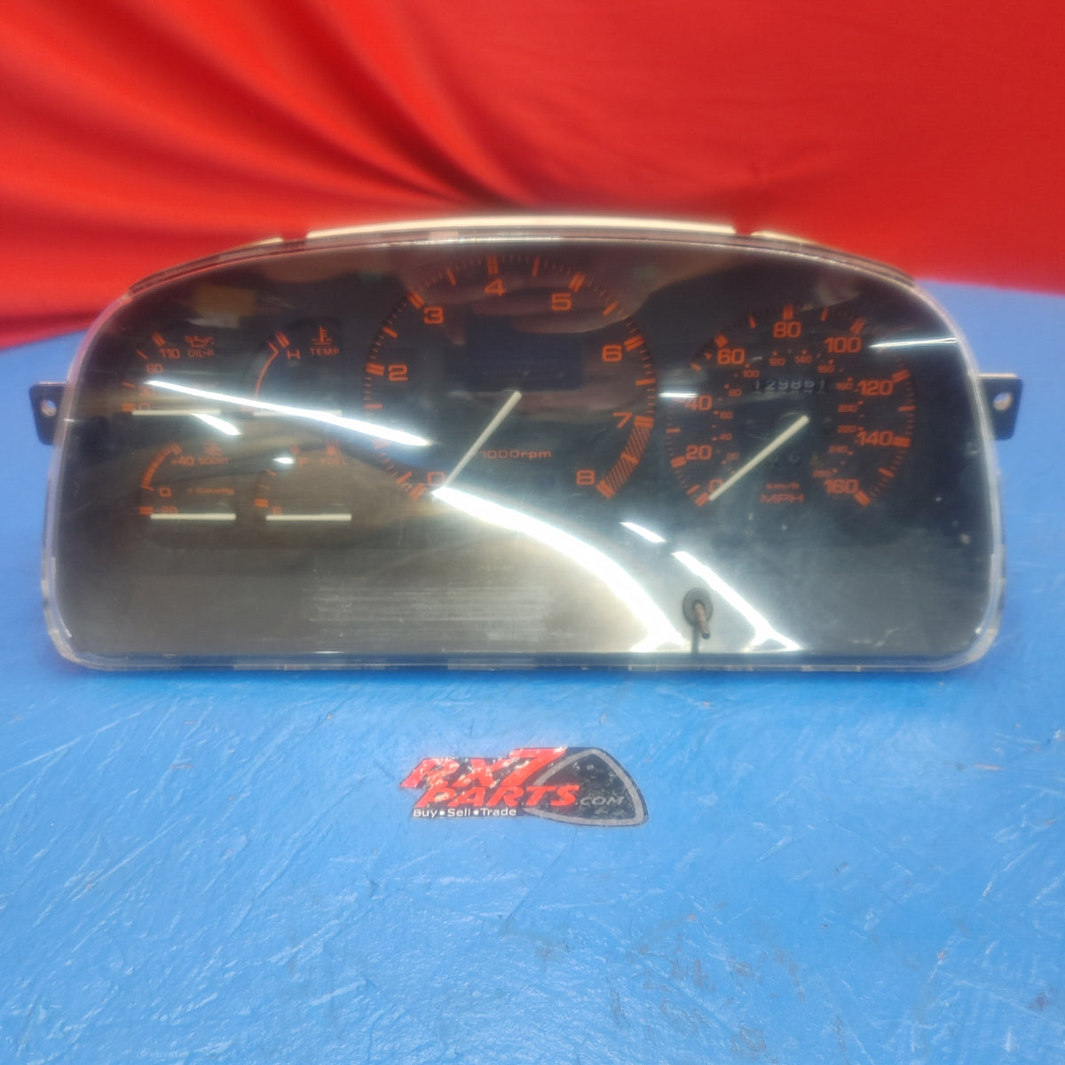 LHD Turbo Ii Gauge Instrument Cluster 160Mph  RX7 RX-7 FC S4 FC3S 86 - 88 FC FC3S 13B S5B46/11 - RX7Parts