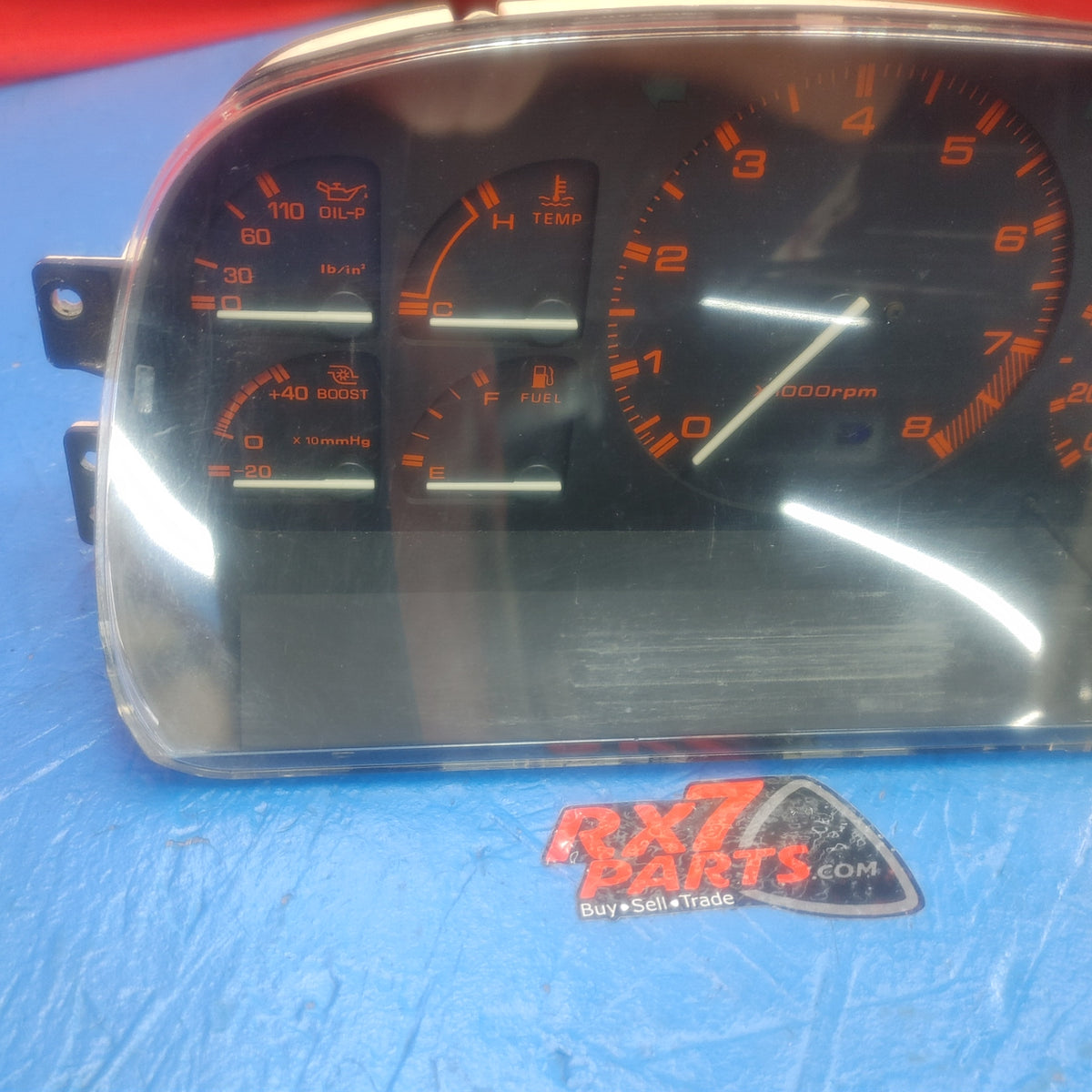 LHD Turbo Ii Gauge Instrument Cluster 160Mph  RX7 RX-7 FC S4 FC3S 86 - 88 FC FC3S 13B S5B46/11 - RX7Parts